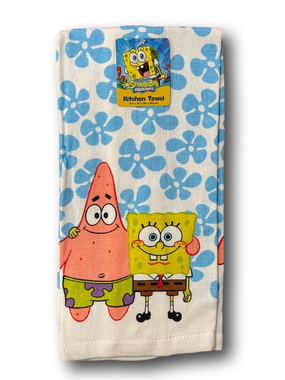 Sponge Bob Square Pants & Patrick Star Kitchen Towel - NWT